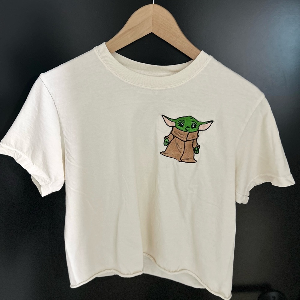 Disney Embroidered Grogu Tee